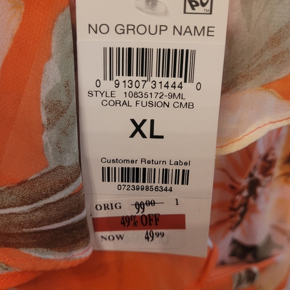 Dress size XL from Macy's, new with tags - Picture 2 of 7